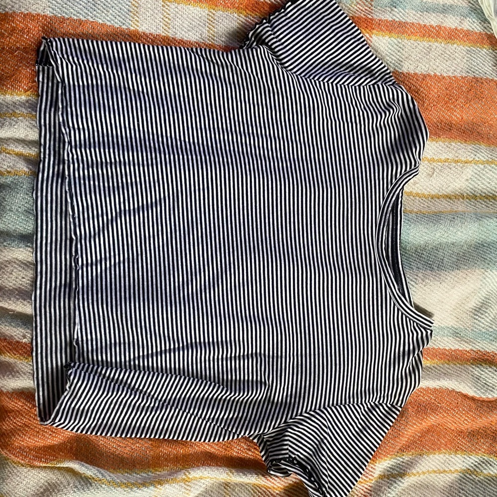 Large Arizona striped crop top